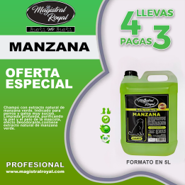 Oferta 4x3 Champú Manzana Perros | Limpieza Profunda