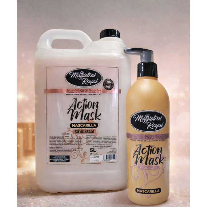 Mascarilla Premium Perros ActionMask Gold Line | Reconstructora