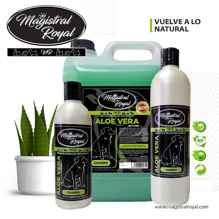 Champú Aloe Vera Perros | Hidratante y Calmante Natural