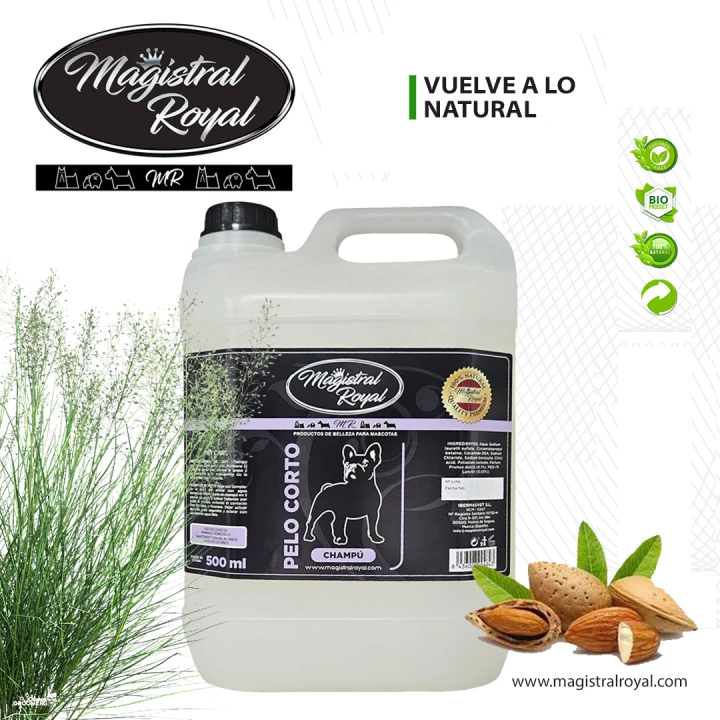 Champú para Perros de Pelo Corto | Brillo y Nutrición