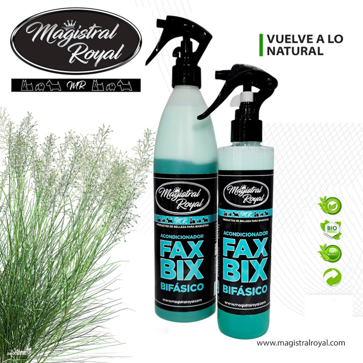 Acondicionador Bifásico FaxBix Perros | Desenredante Sin Aclarado
